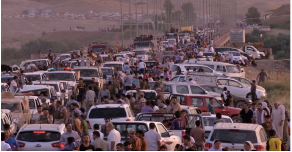 Stuck in traffic